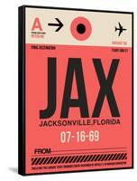 JAX Jacksonville Luggage Tag I-NaxArt-Framed Stretched Canvas