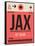 JAX Jacksonville Luggage Tag I-NaxArt-Framed Stretched Canvas
