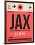 JAX Jacksonville Luggage Tag I-NaxArt-Framed Art Print