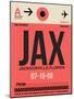 JAX Jacksonville Luggage Tag I-NaxArt-Mounted Art Print