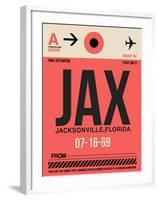 JAX Jacksonville Luggage Tag I-NaxArt-Framed Art Print