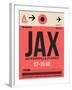 JAX Jacksonville Luggage Tag I-NaxArt-Framed Art Print