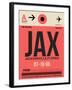 JAX Jacksonville Luggage Tag I-NaxArt-Framed Art Print