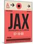 JAX Jacksonville Luggage Tag I-NaxArt-Mounted Art Print