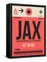 JAX Jacksonville Luggage Tag I-NaxArt-Framed Stretched Canvas