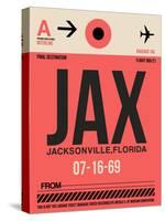 JAX Jacksonville Luggage Tag I-NaxArt-Stretched Canvas