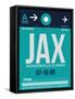 JAX Jacksonville Luggage Tag II-NaxArt-Framed Stretched Canvas