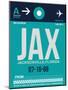 JAX Jacksonville Luggage Tag II-NaxArt-Mounted Art Print