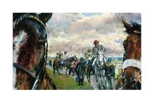 After The Bell-Newcastle Races-Jay Boyd Kirkman-Framed Premium Giclee Print
