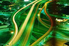 Freeway Interchange-Jay Dickman-Laminated Photographic Print