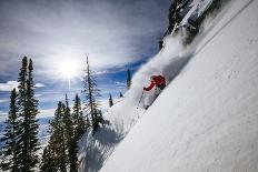 Skiers Collect their Gear and Get Ready for Another Run in the Mt Baker Backcountry of Washington-Jay Goodrich-Photographic Print