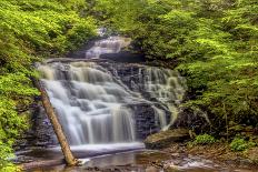 Pennsylvania, Benton, Ricketts Glen State Park. Mohican Falls Cascade-Jay O'brien-Framed Photographic Print