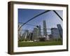 Jay Pritzker Pavilion Designed by Frank Gehry, Millennium Park, Chicago, Illinois, USA-Amanda Hall-Framed Photographic Print