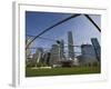 Jay Pritzker Pavilion Designed by Frank Gehry, Millennium Park, Chicago, Illinois, USA-Amanda Hall-Framed Photographic Print