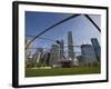 Jay Pritzker Pavilion Designed by Frank Gehry, Millennium Park, Chicago, Illinois, USA-Amanda Hall-Framed Photographic Print