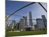 Jay Pritzker Pavilion Designed by Frank Gehry, Millennium Park, Chicago, Illinois, USA-Amanda Hall-Mounted Photographic Print