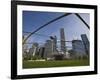 Jay Pritzker Pavilion Designed by Frank Gehry, Millennium Park, Chicago, Illinois, USA-Amanda Hall-Framed Photographic Print