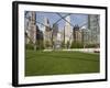 Jay Pritzker Pavilion Designed by Frank Gehry, Millennium Park, Chicago, Illinois, USA-Amanda Hall-Framed Photographic Print