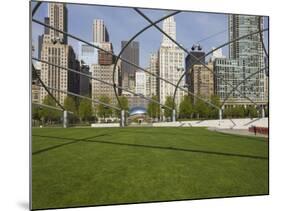 Jay Pritzker Pavilion Designed by Frank Gehry, Millennium Park, Chicago, Illinois, USA-Amanda Hall-Mounted Photographic Print