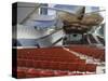 Jay Pritzker Pavilion Designed by Frank Gehry, Millennium Park, Chicago, Illinois, USA-Amanda Hall-Stretched Canvas