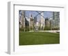 Jay Pritzker Pavilion Designed by Frank Gehry, Millennium Park, Chicago, Illinois, USA-Amanda Hall-Framed Photographic Print