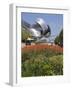 Jay Pritzker Pavillion Designed by Frank Gehry, Millennium Park, Chicago, Illinois, USA-Amanda Hall-Framed Photographic Print