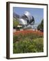 Jay Pritzker Pavillion Designed by Frank Gehry, Millennium Park, Chicago, Illinois, USA-Amanda Hall-Framed Photographic Print