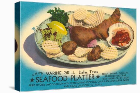 Jay's Marine Grill, Dallas, Texas-null-Stretched Canvas