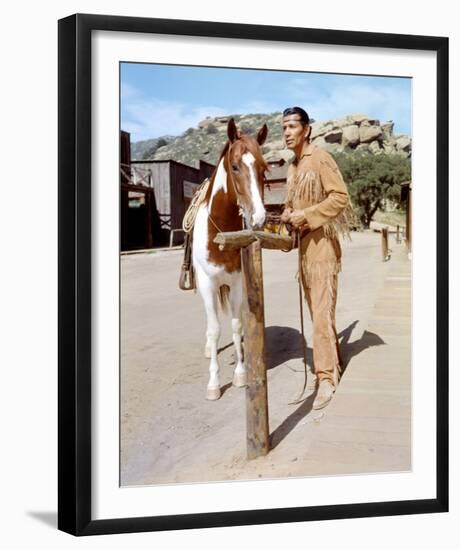 Jay Silverheels, The Lone Ranger (1949)-null-Framed Photo