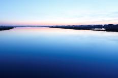 Chincoteague National Wildlife Refuge after Sunset, Virginia, Usa.-Jay Yuan-Photographic Print