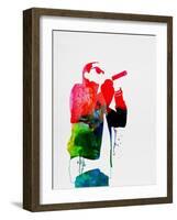 Jay-Z Watercolor-Lana Feldman-Framed Art Print