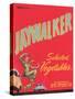 Jaywalker Vegetable Label - Los Angeles, CA-Lantern Press-Stretched Canvas