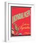 Jaywalker Vegetable Label - Los Angeles, CA-Lantern Press-Framed Art Print