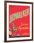 Jaywalker Vegetable Label - Los Angeles, CA-Lantern Press-Framed Art Print