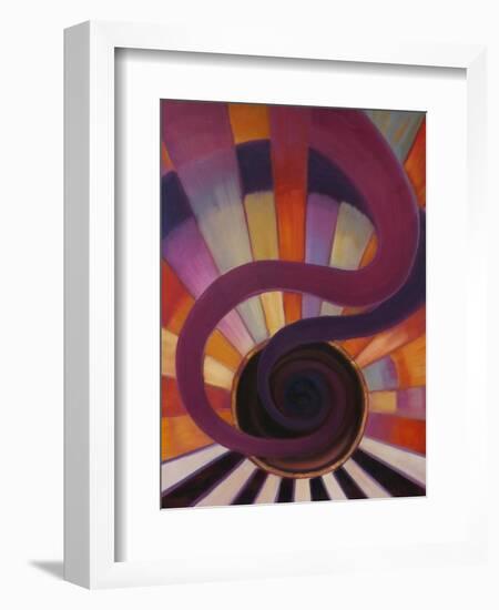 Jazz 2 2012 Abstract, Music-Lee Campbell-Framed Giclee Print