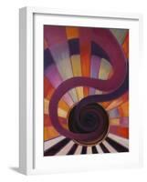 Jazz 2 2012 Abstract, Music-Lee Campbell-Framed Giclee Print