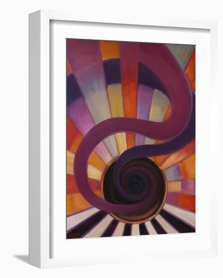 Jazz 2 2012 Abstract, Music-Lee Campbell-Framed Giclee Print