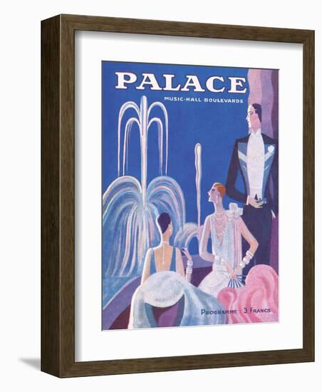 Jazz Age Paris, Palace-null-Framed Art Print