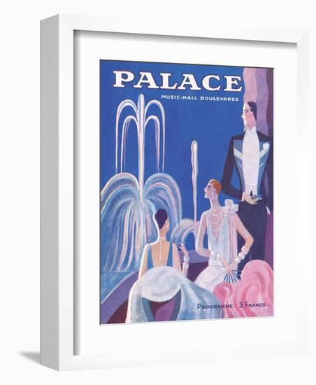 Jazz Age Paris, Palace-null-Framed Art Print