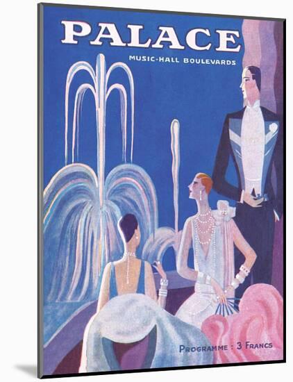 Jazz Age Paris, Palace-null-Mounted Art Print