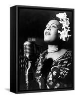 Jazz and Blues Singer Billie Holiday (1915-1959) in the 40's-null-Framed Stretched Canvas