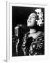 Jazz and Blues Singer Billie Holiday (1915-1959) in the 40's-null-Framed Photo