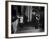 Jazz and Blues Singer Billie Holiday with Bluesmen Hot Lips Page and Jimmie Evans at Apollo Theatre-null-Framed Photo