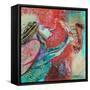 Jazz Angel-Sylvia Paul-Framed Stretched Canvas