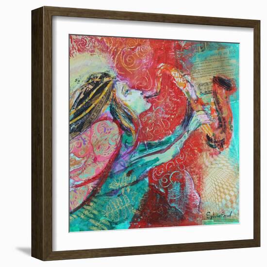 Jazz Angel-Sylvia Paul-Framed Giclee Print