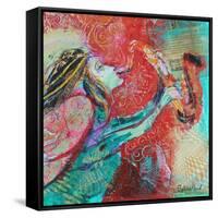 Jazz Angel-Sylvia Paul-Framed Stretched Canvas