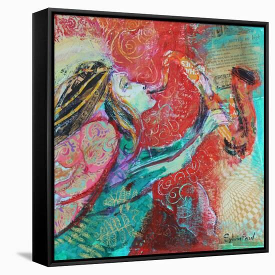 Jazz Angel-Sylvia Paul-Framed Stretched Canvas