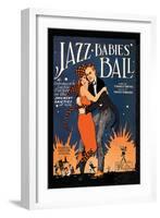 Jazz Babies' Ball-null-Framed Art Print