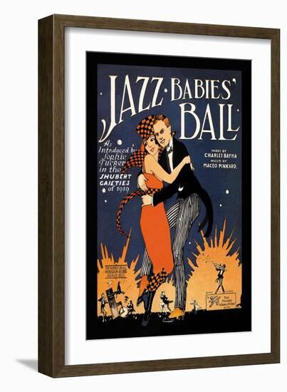 Jazz Babies' Ball-null-Framed Art Print