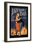 Jazz Babies' Ball-null-Framed Art Print